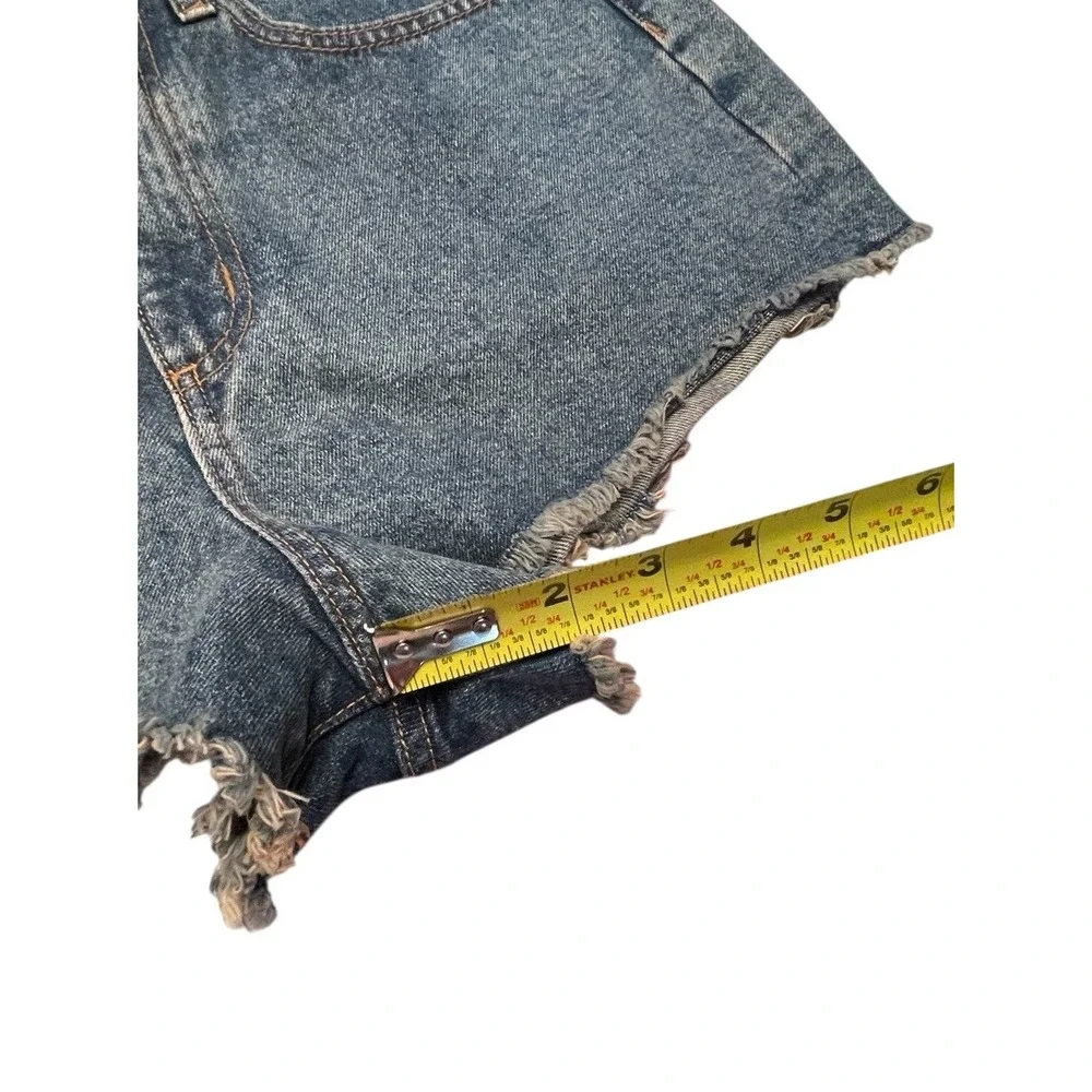 Victoria's Secret Pink Cutoff Denim Shorts Women's Size 8 Y2K High Rise Festival